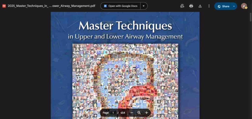 Master Techniques in Upper and Lower Airway Management PDF