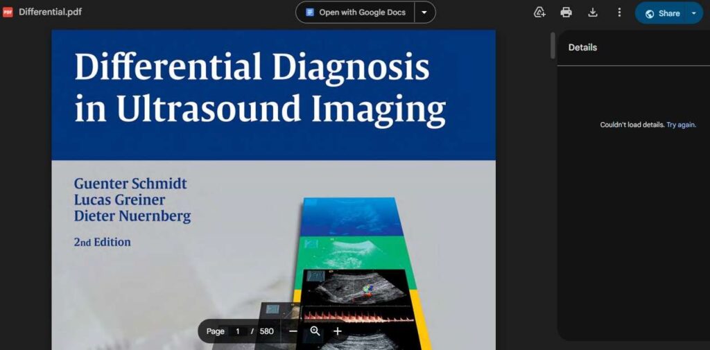 how to download Differential Diagnosis in Ultrasound Imaging PDf