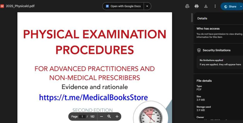 how to download Physical Examination Procedures