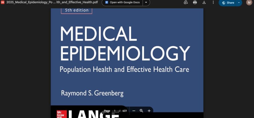 how to download Medical Epidemiology Population Health and Effective Health Care pdf