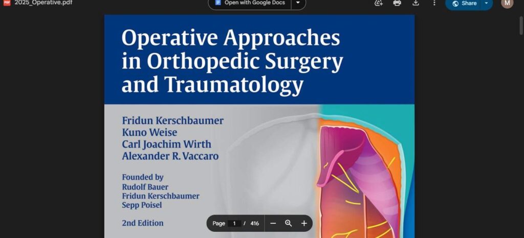 how to download Operative Approaches in Orthopedic Surgery and Traumatology pdf
