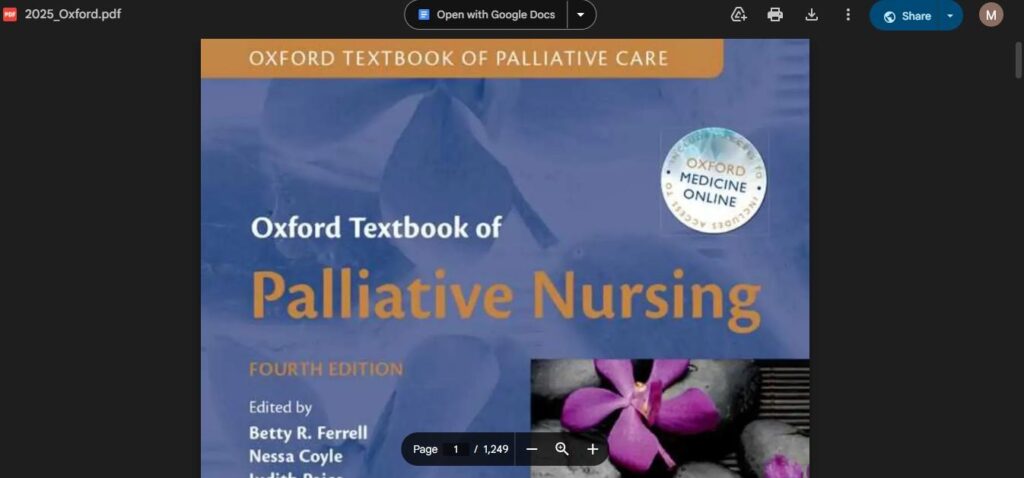 how to download Oxford Textbook of Palliative Nursing pdf