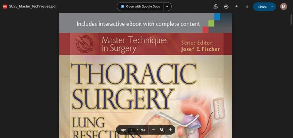 how to download Thoracic Surgery; Lung Resections Bronchoplasty pdf